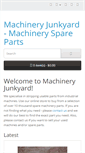 Mobile Screenshot of machineryjunkyard.com